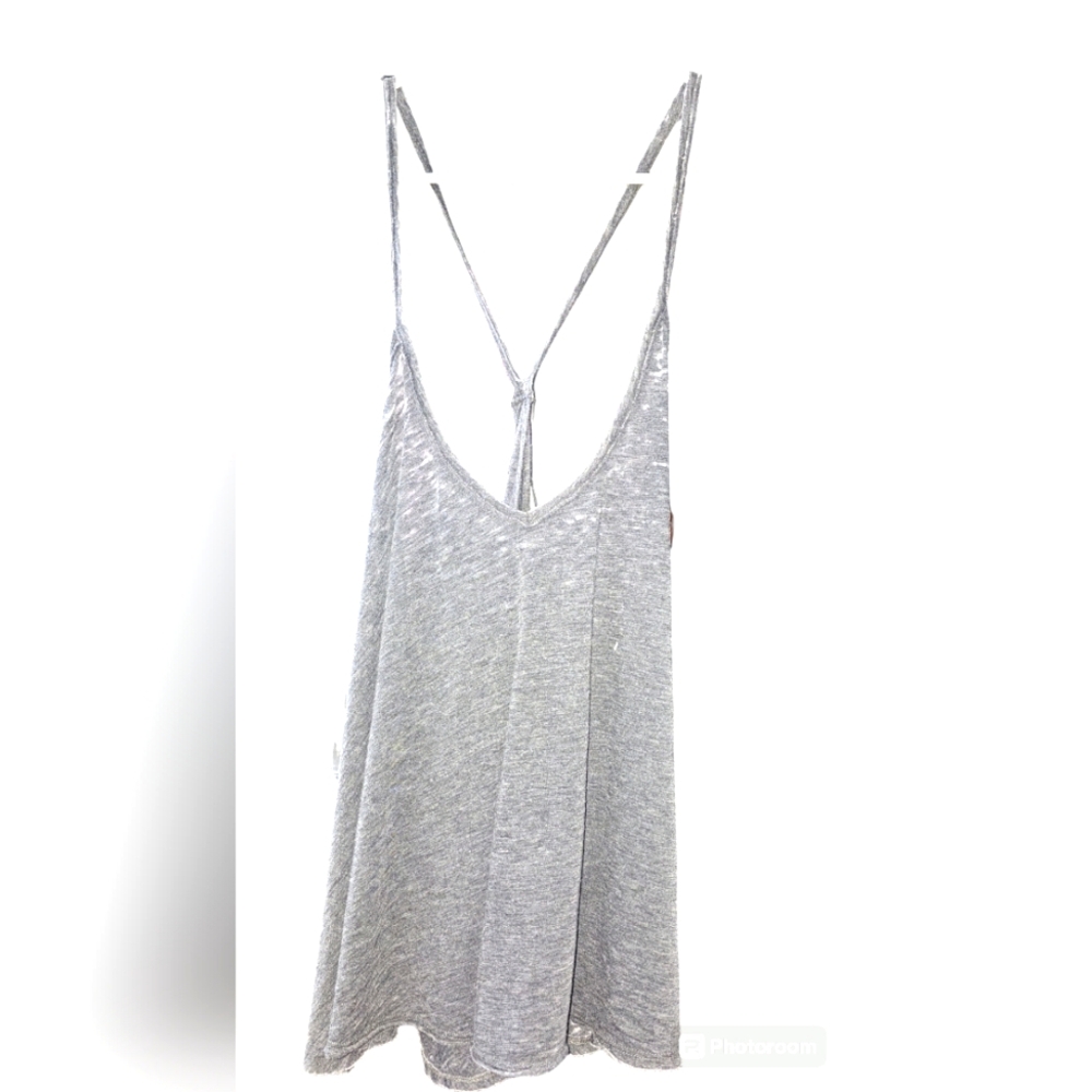 NWT! We The Free grey tank top sz M